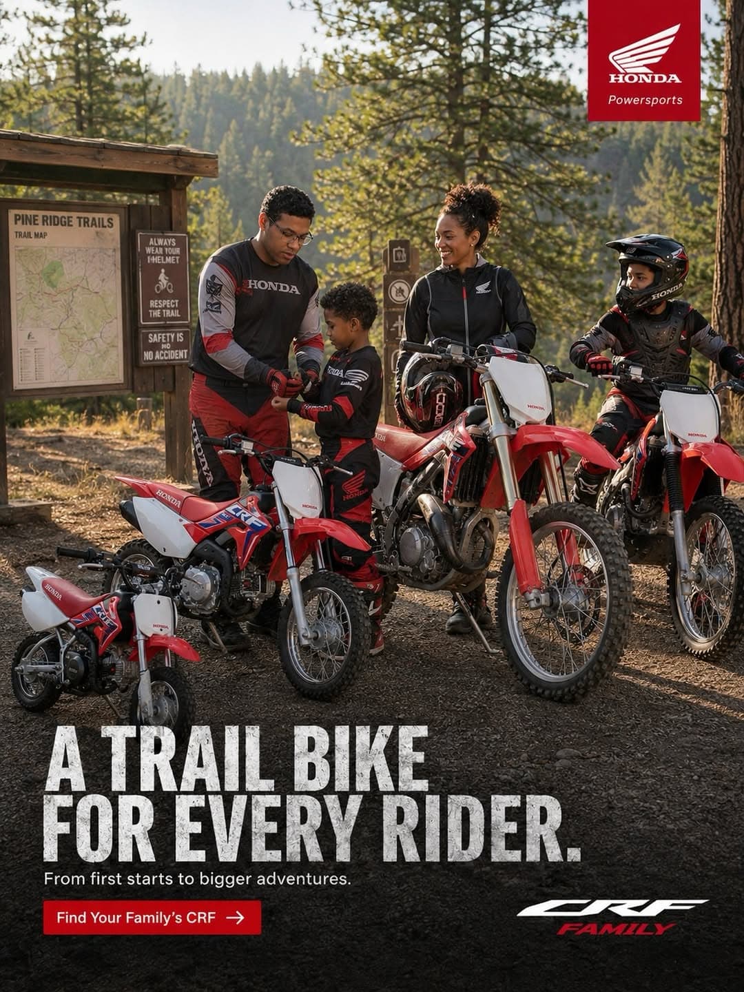 A Trail Bike for Every Rider campaign concept by BSG Studios